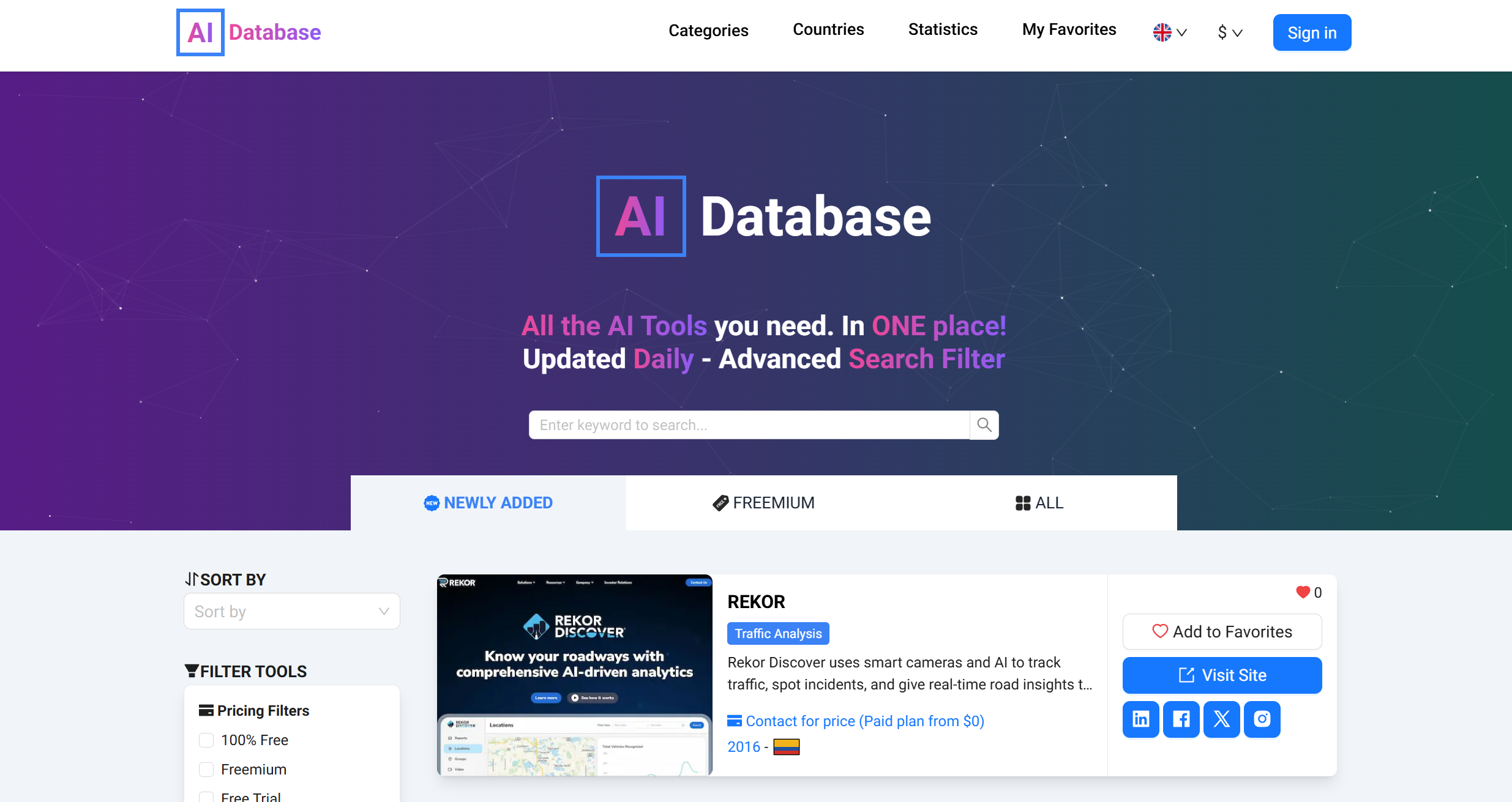 AI Database preview